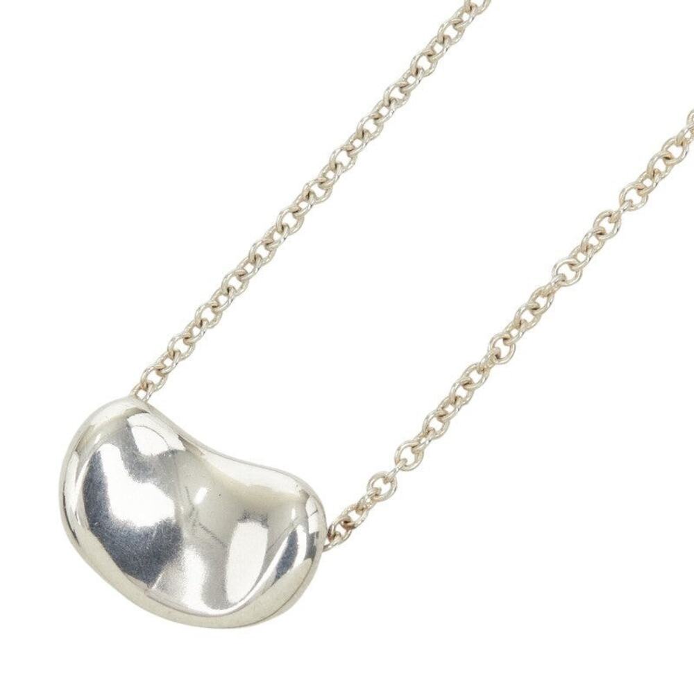 Tiffany & Co. Elsa Peretti Bean Sterling Silver 925 Necklace